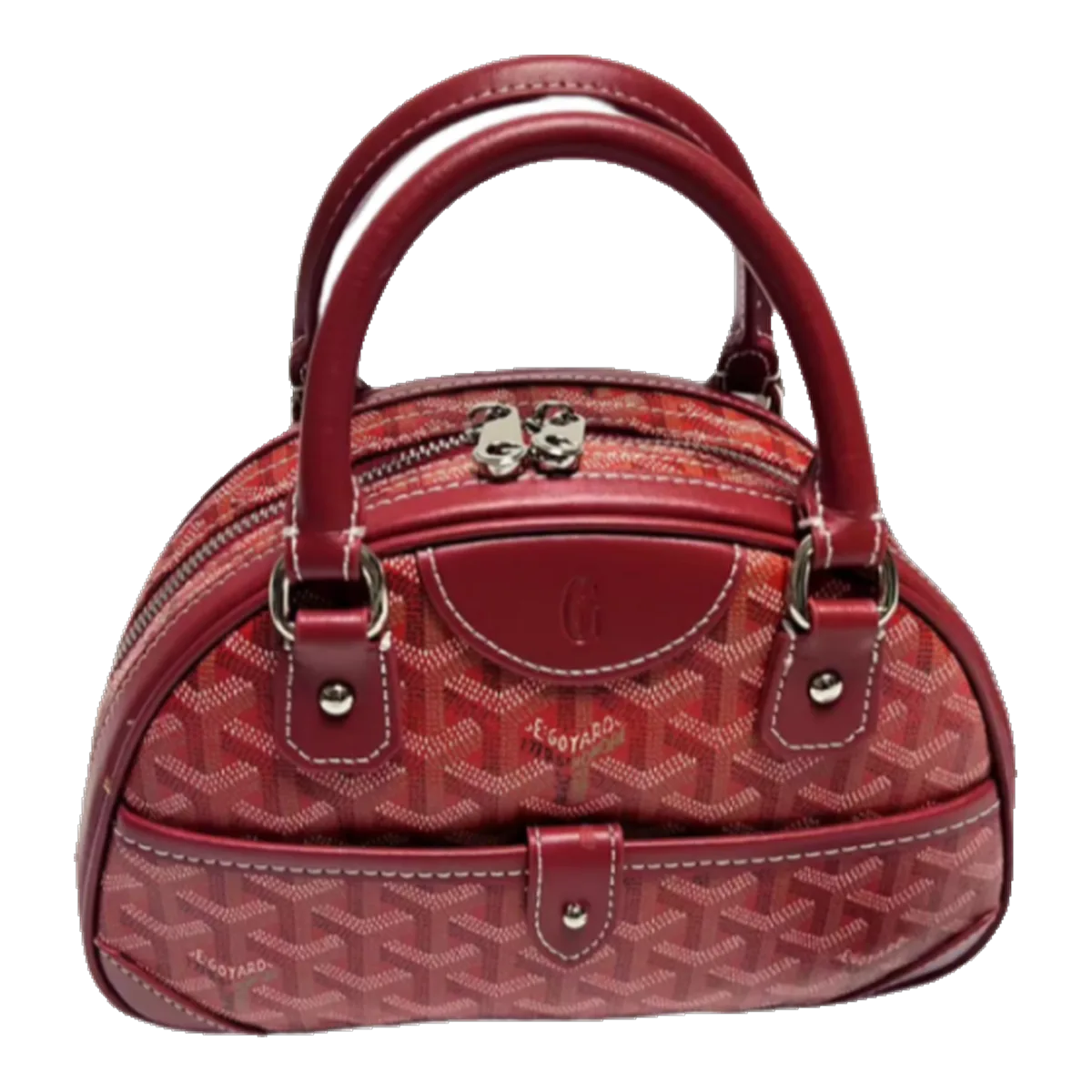 Goyard Red Bowling Bag