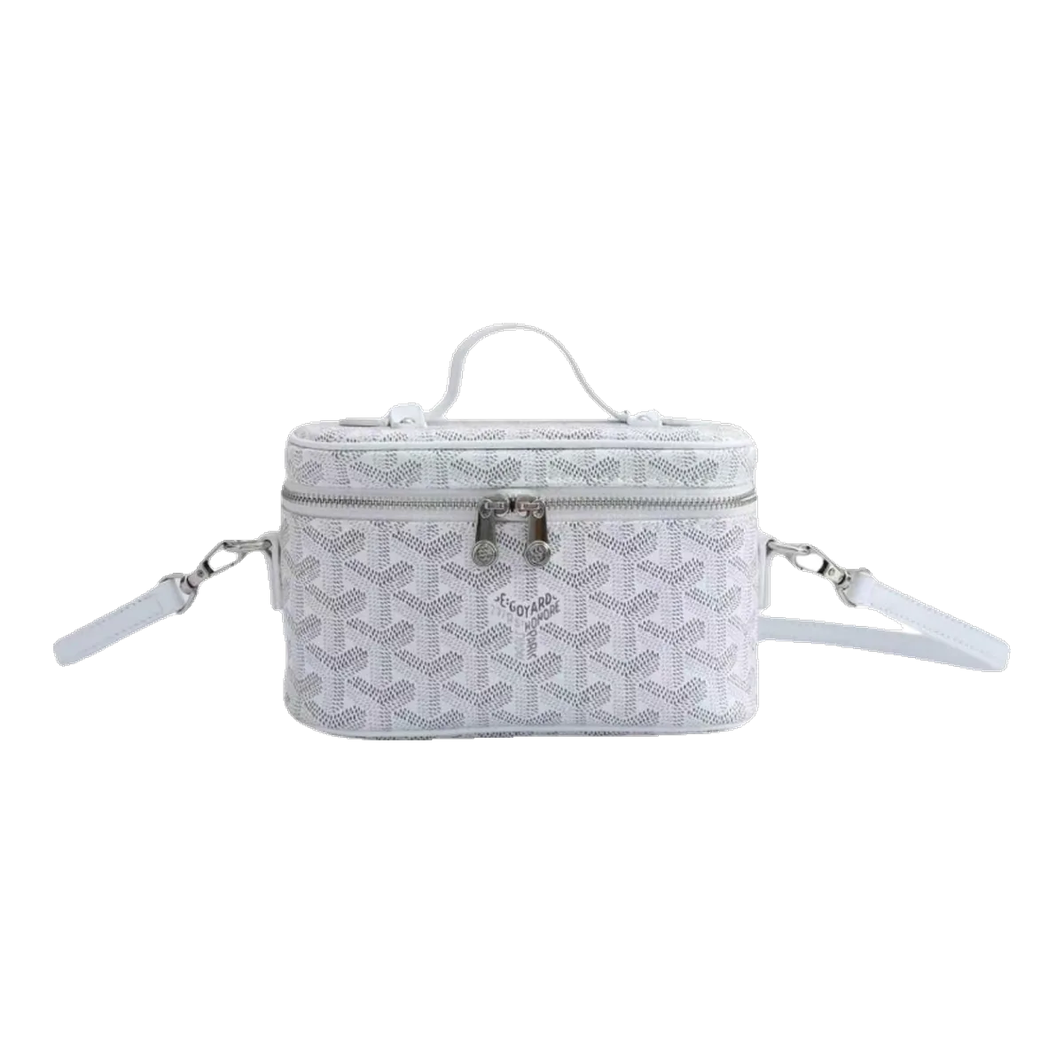 Goyard White Vanity Bag