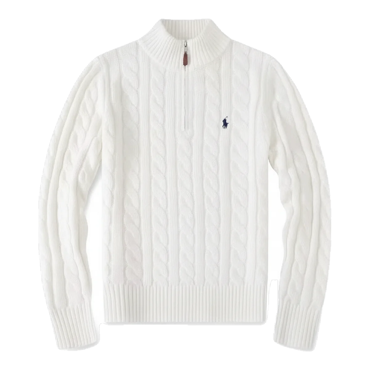 Ralph Lauren Cable Knit Sweater White