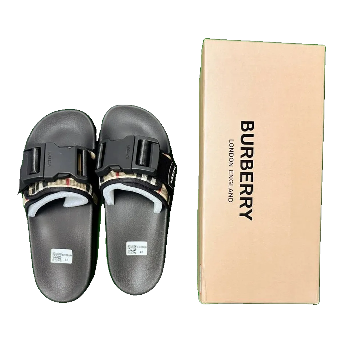 Burberry Slides Grey