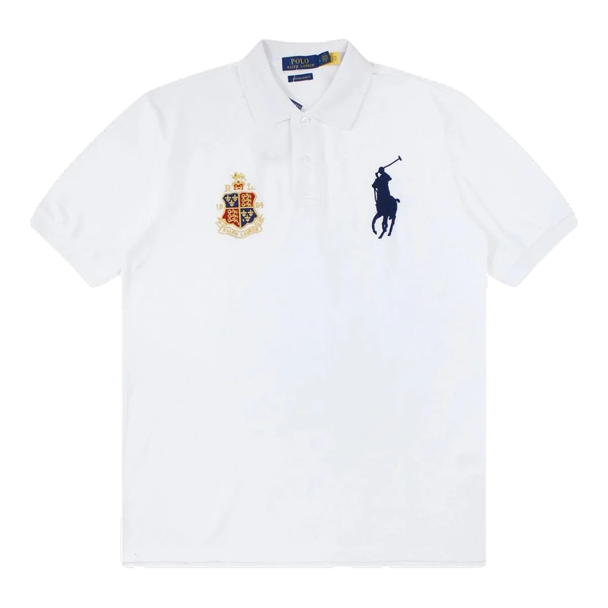 Ralph Lauren Crest Polo Shirt White
