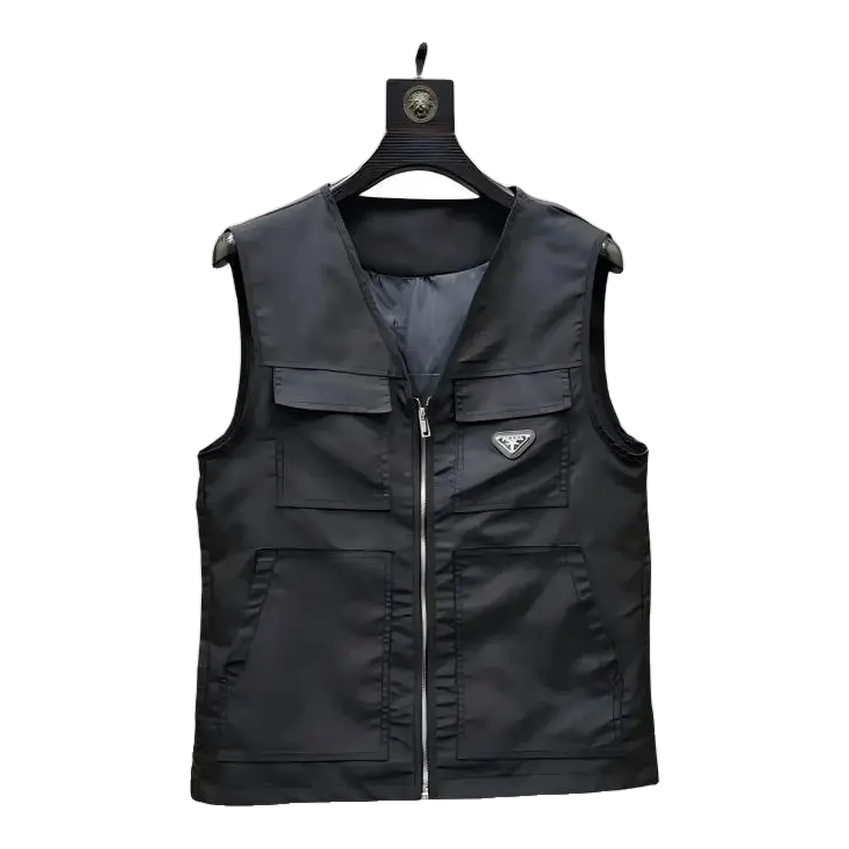 Prada Black Logo Vest