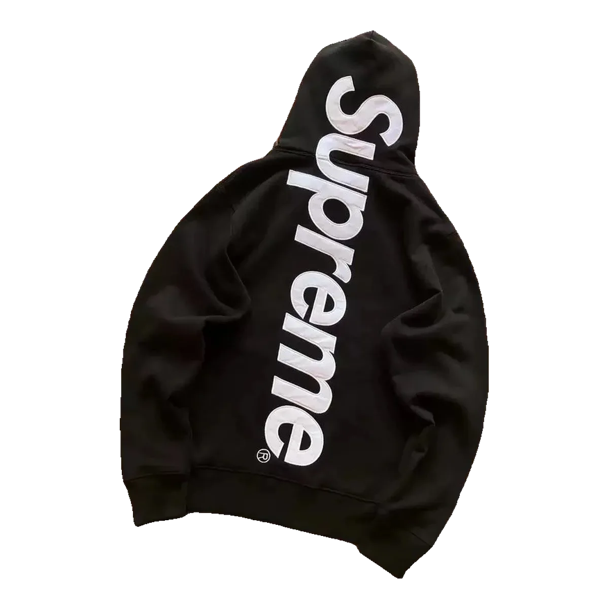 Supreme Black Logo Hoodie