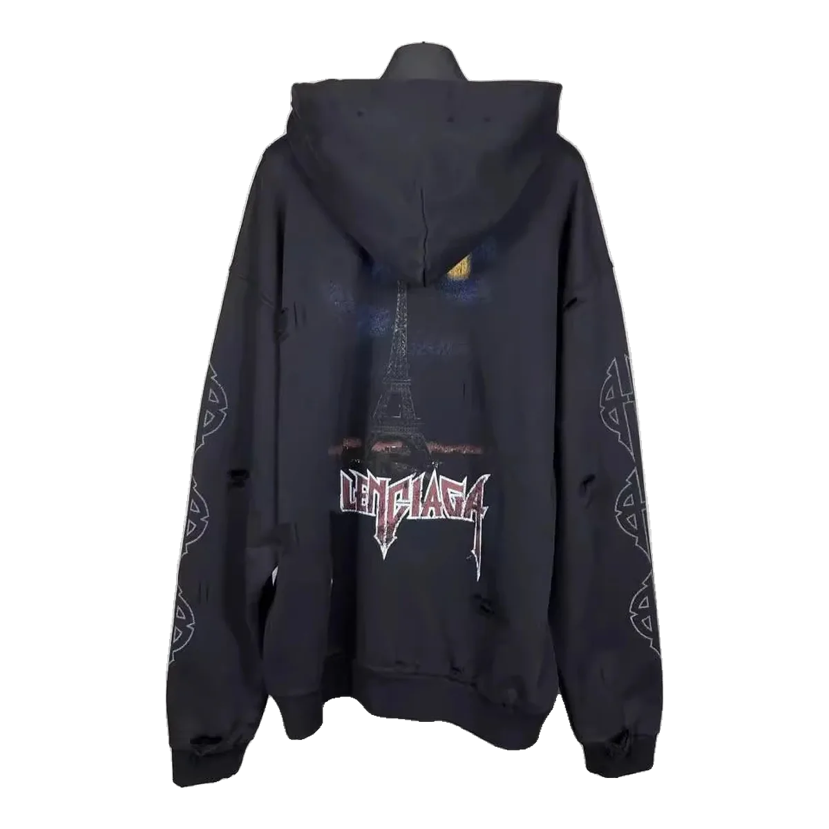 Balenciaga Navy Hoodie