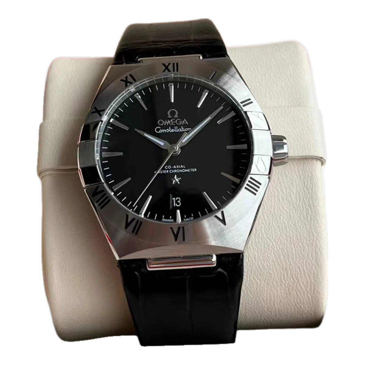 Omega Watch Black Dial