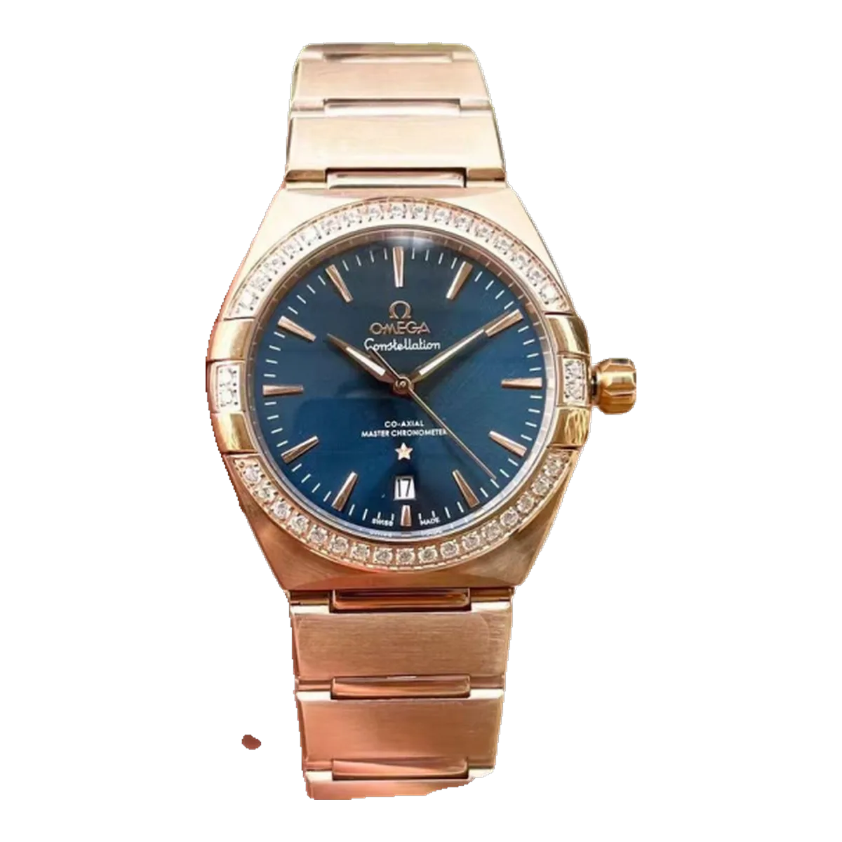 Omega Constellation Watch Blue Dial