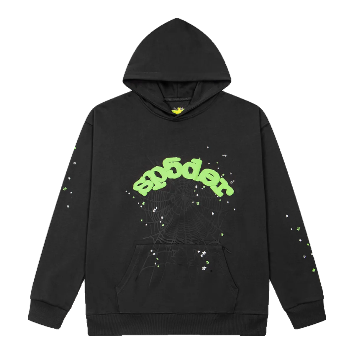 Sp5der Black Hoodie