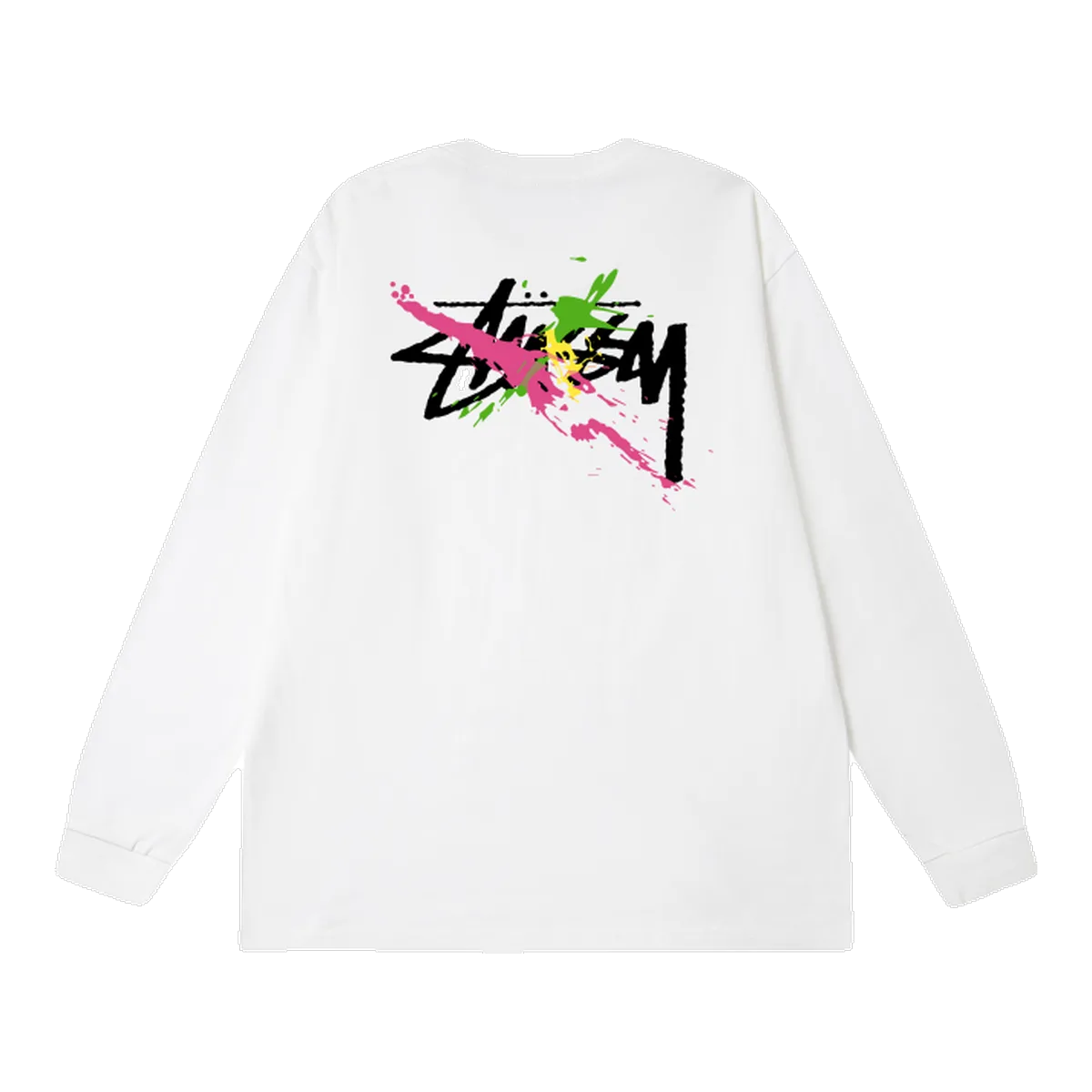 Stussy White Long Sleeve Tee
