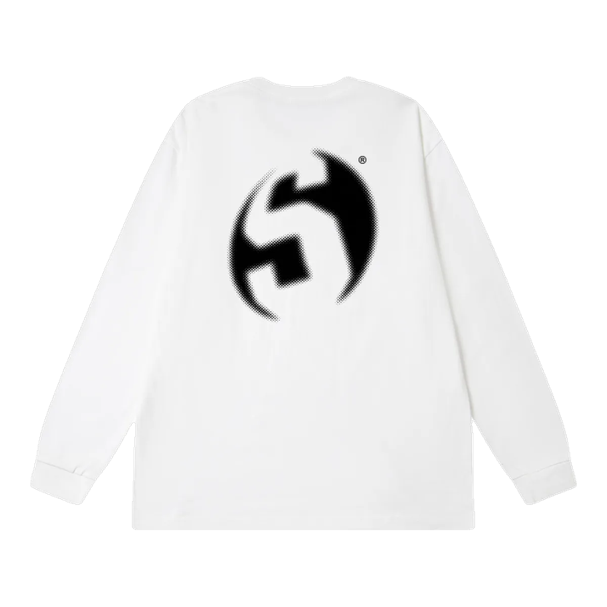 Stussy White Logo Long Sleeve