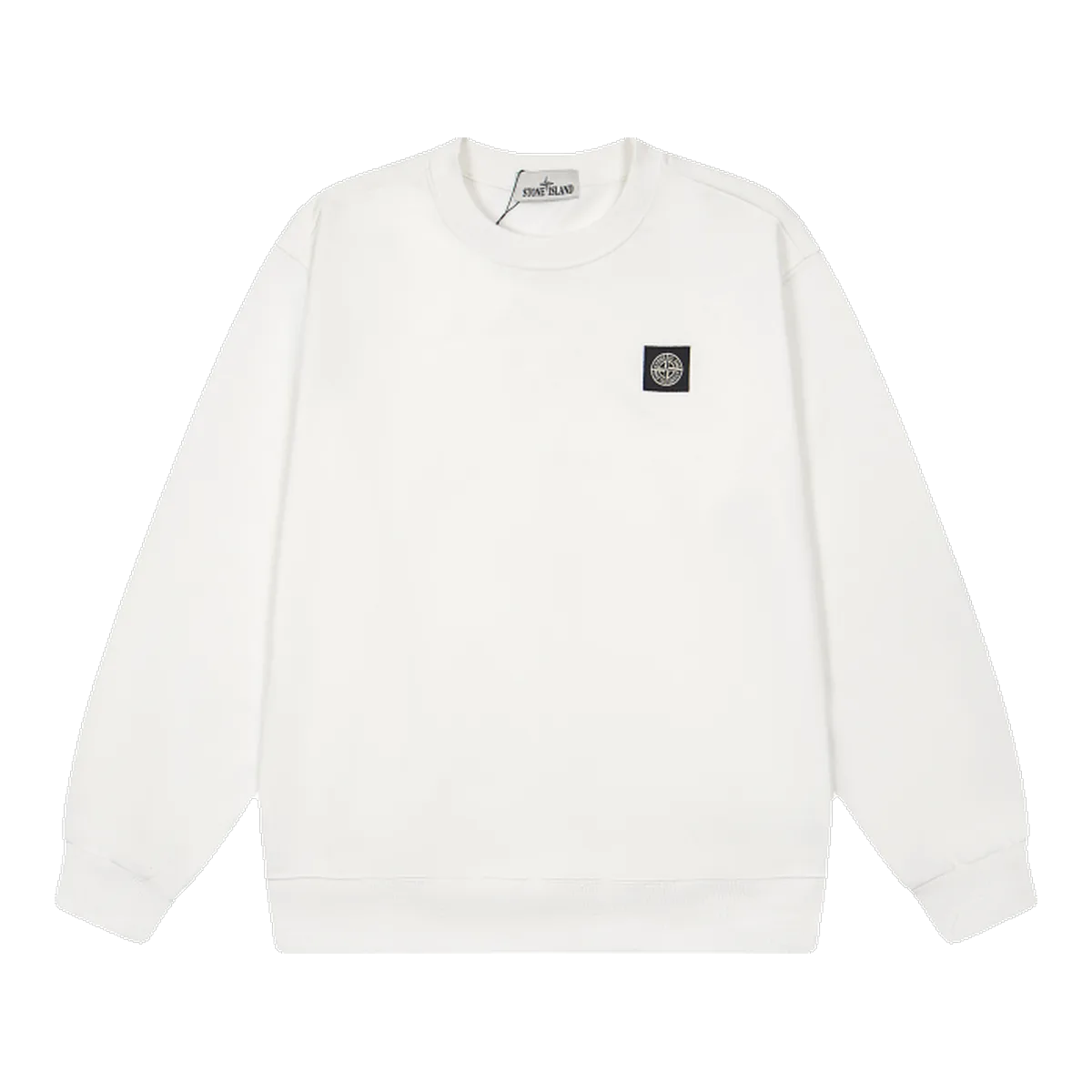 Stone Island White Hoodie