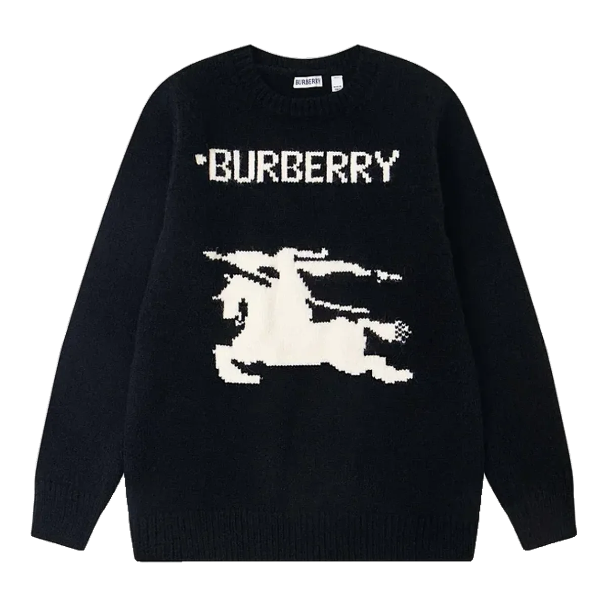 Burberry Black Knight Logo Sweater