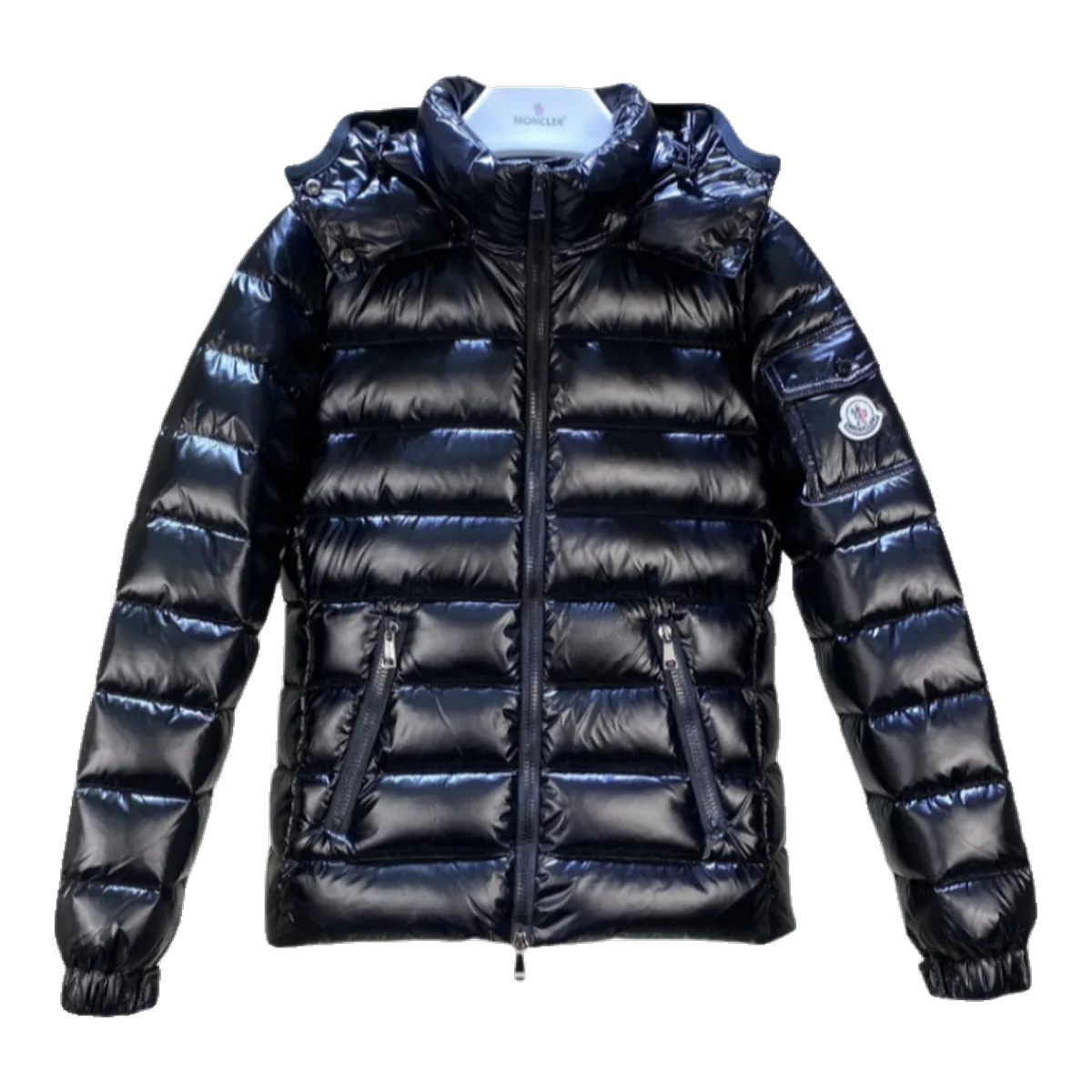 Moncler Navy Down Jacket