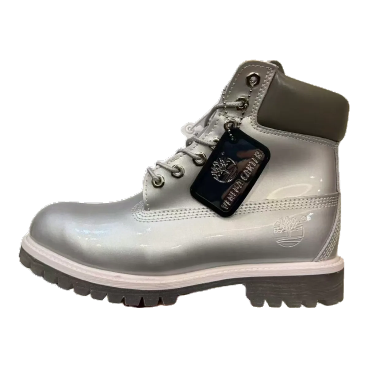 Timberland Silver Boots
