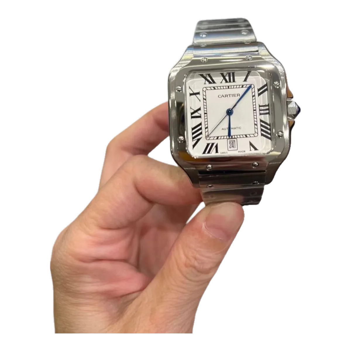 Cartier Santos Watch Steel