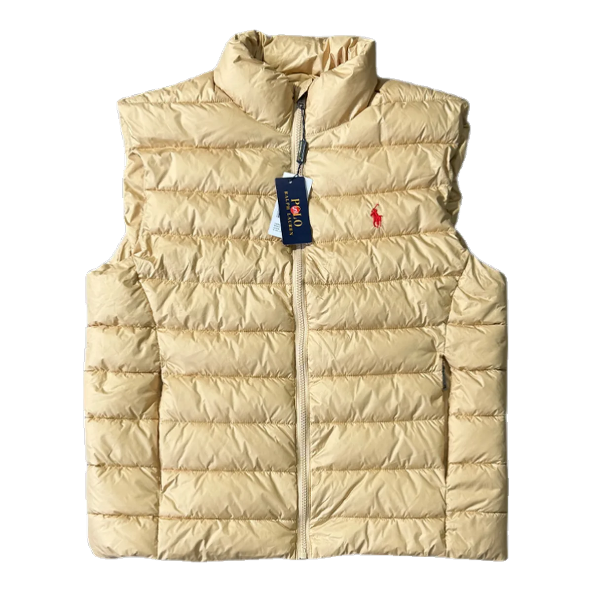 Ralph Lauren Tan Puffer Vest