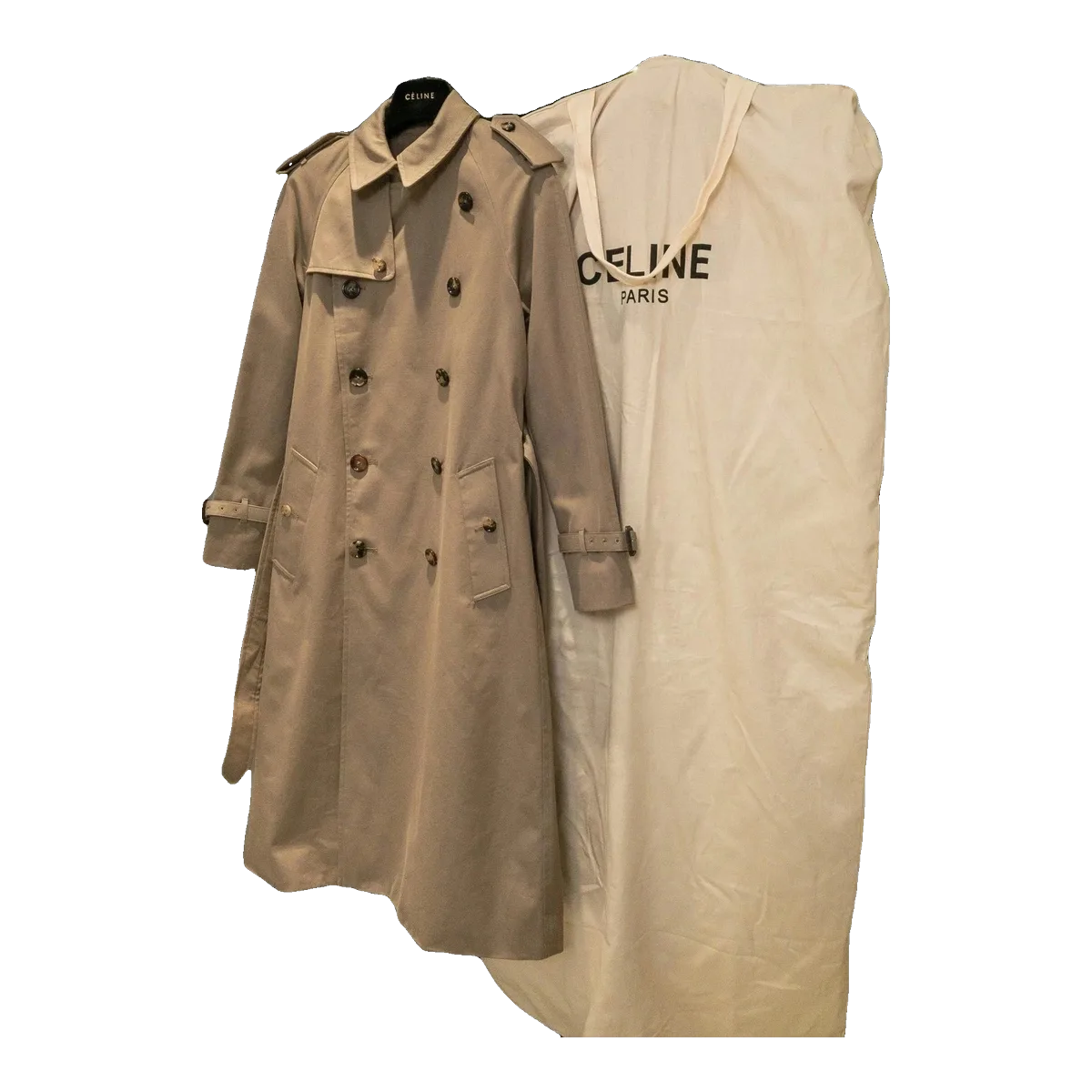 Celine Trench Coat Beige