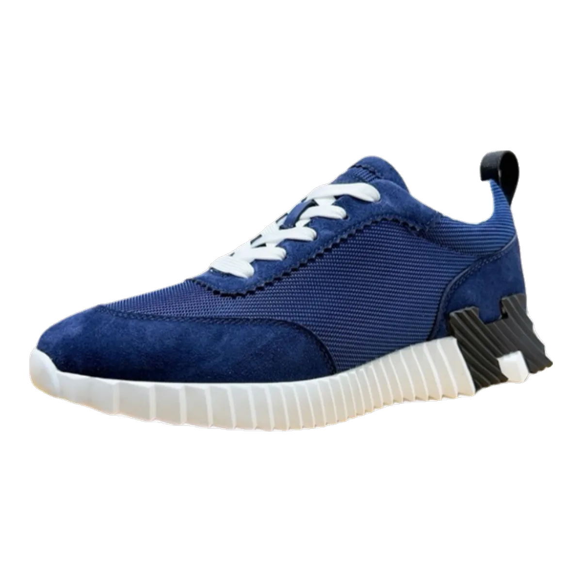 Hermes Navy Sneakers
