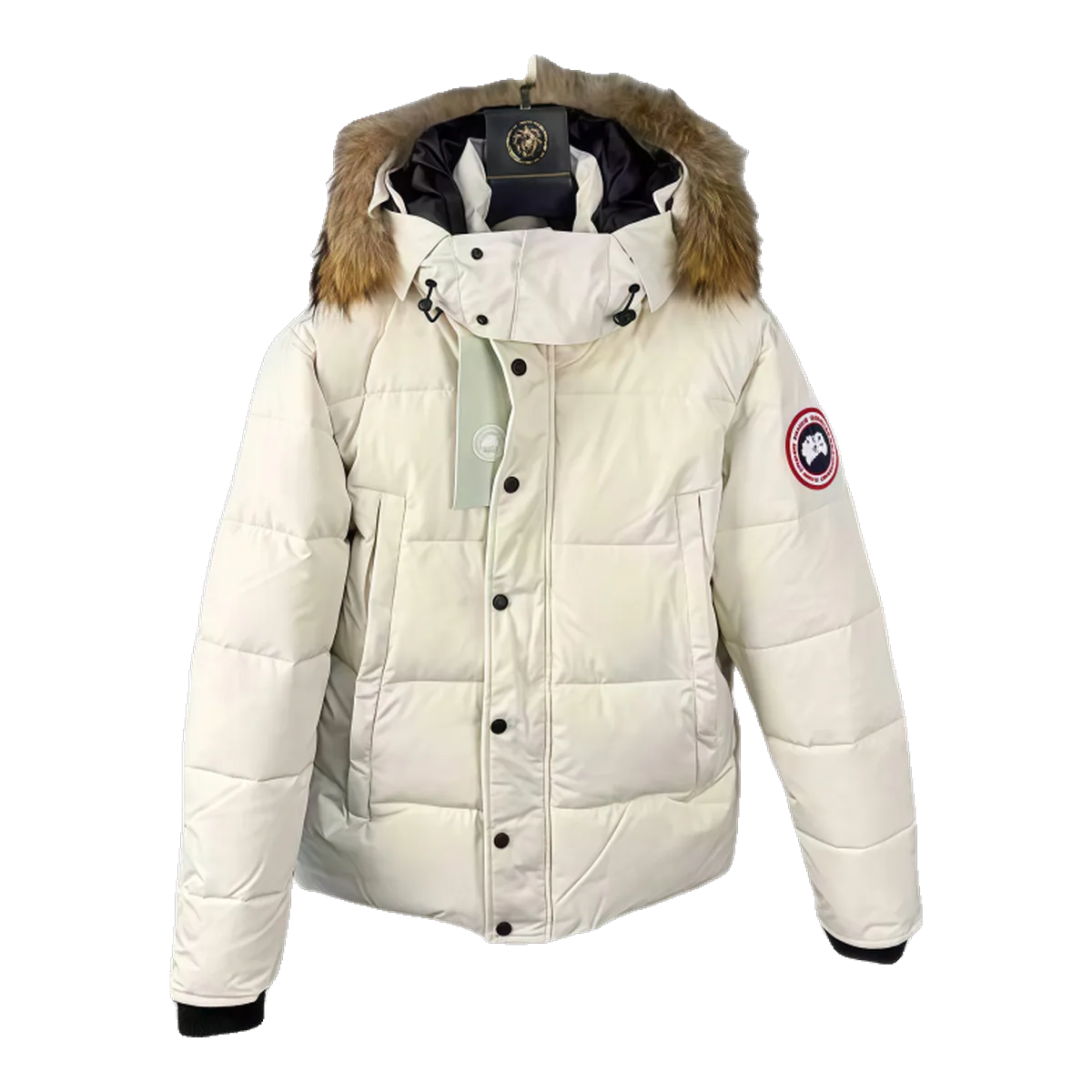 Canada Goose Parka White Fur Hood
