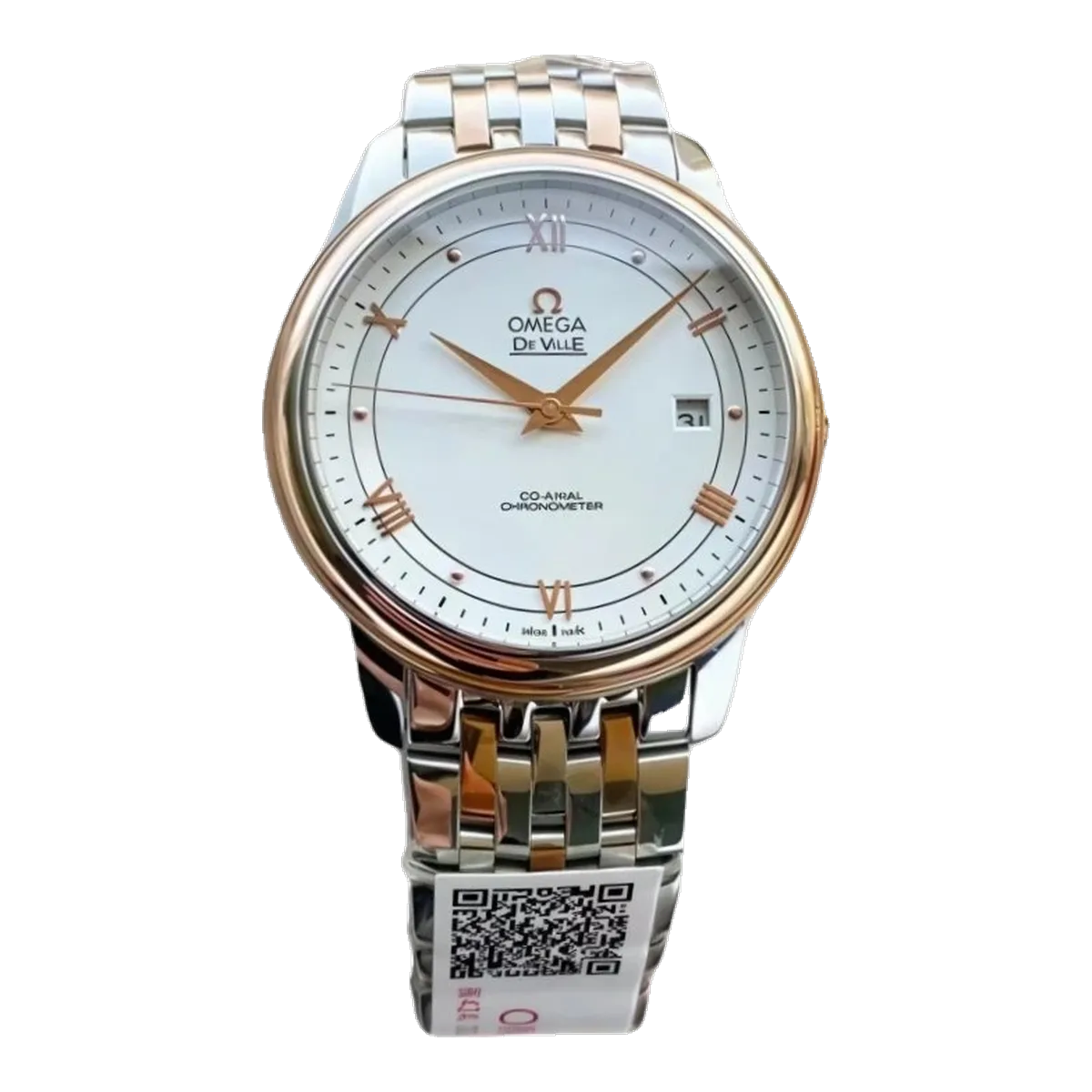 Omega De Ville Watch White Dial