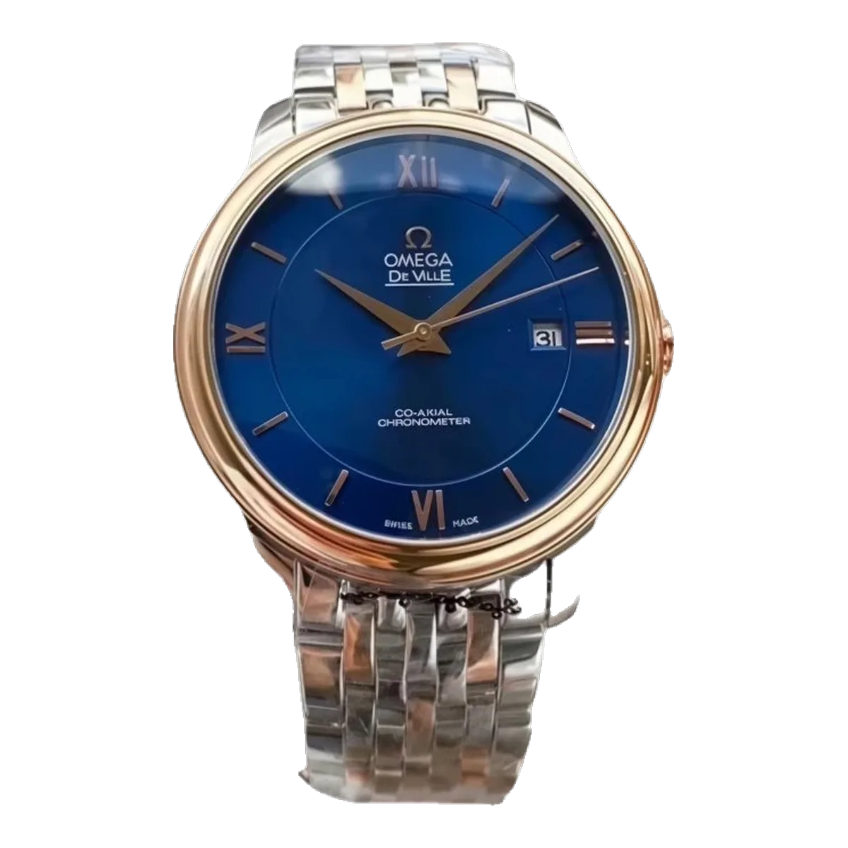 Omega De Ville Watch Blue Dial