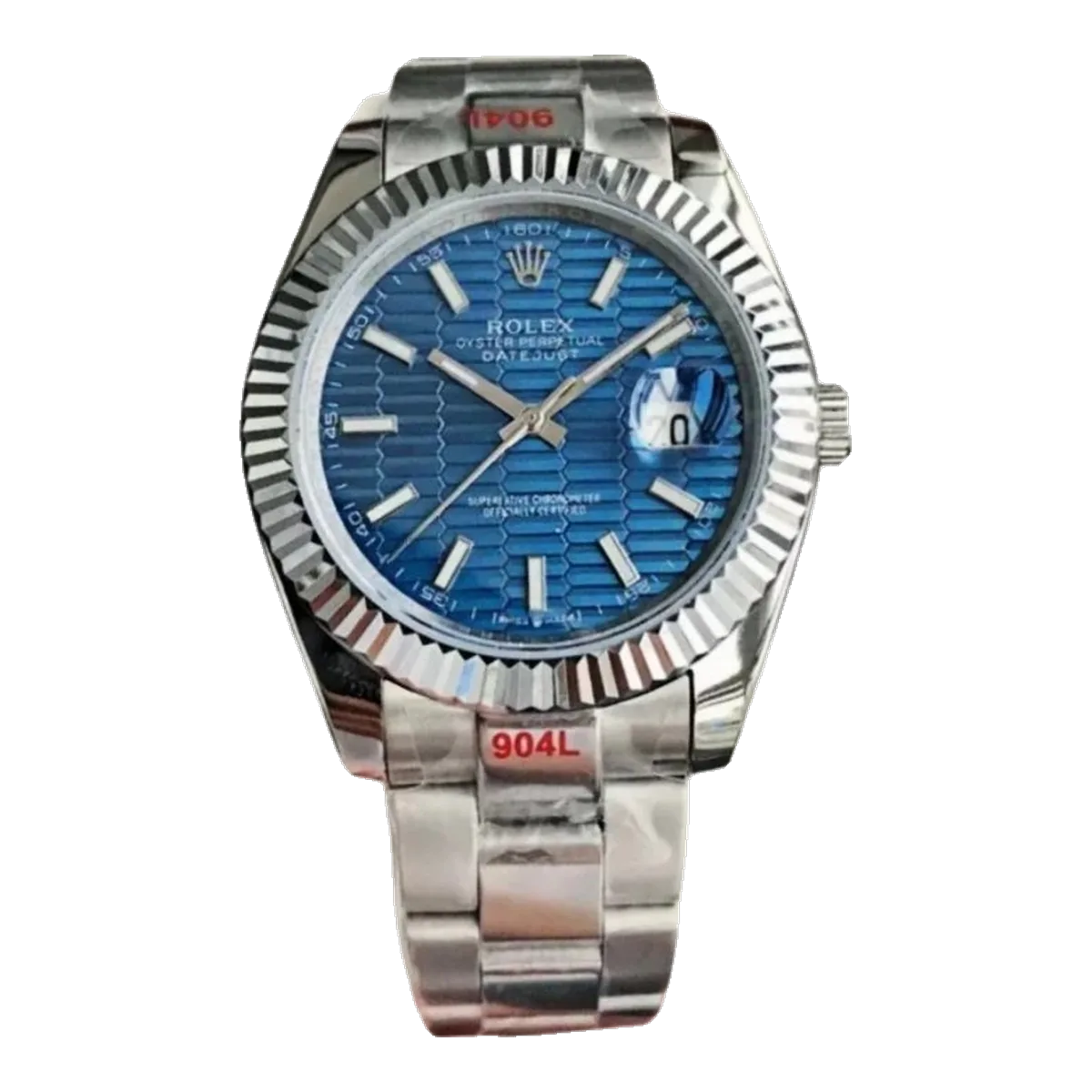 Rolex Datejust Watch Blue Dial