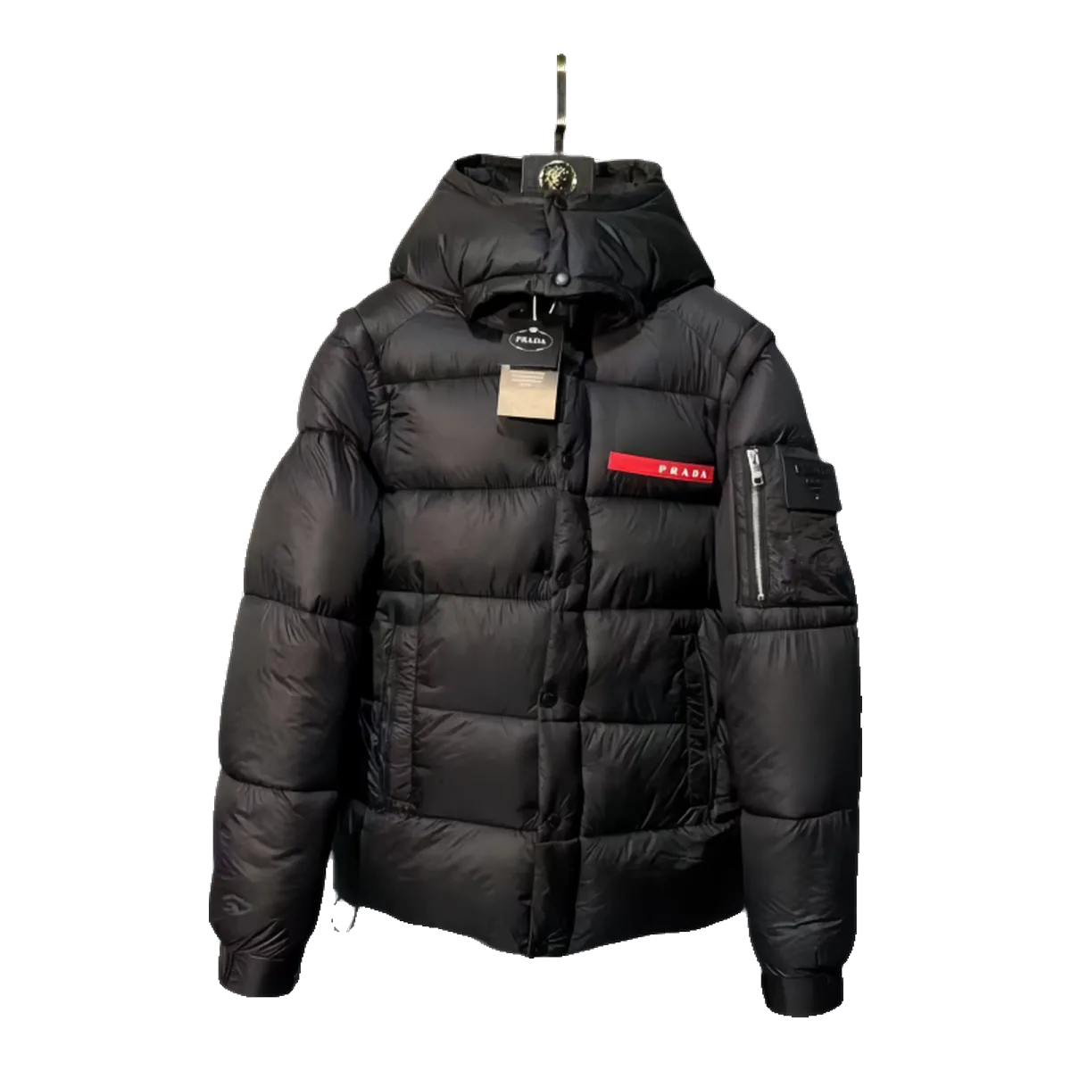 Prada Puffer Jacket Black