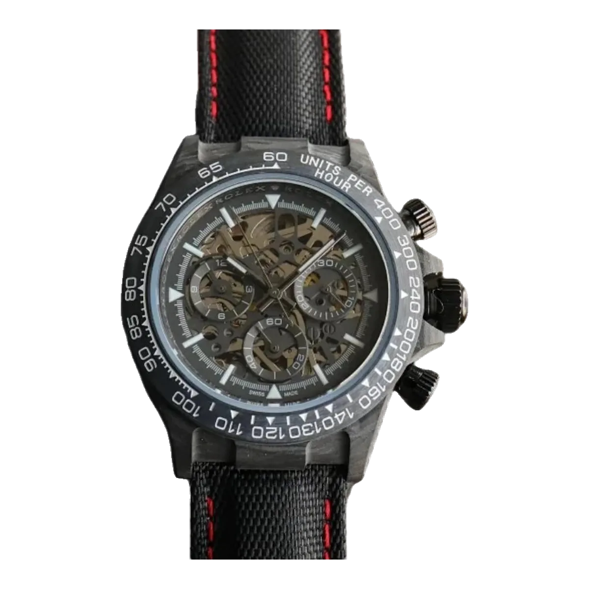 Rolex Daytona Watch Black Skeleton