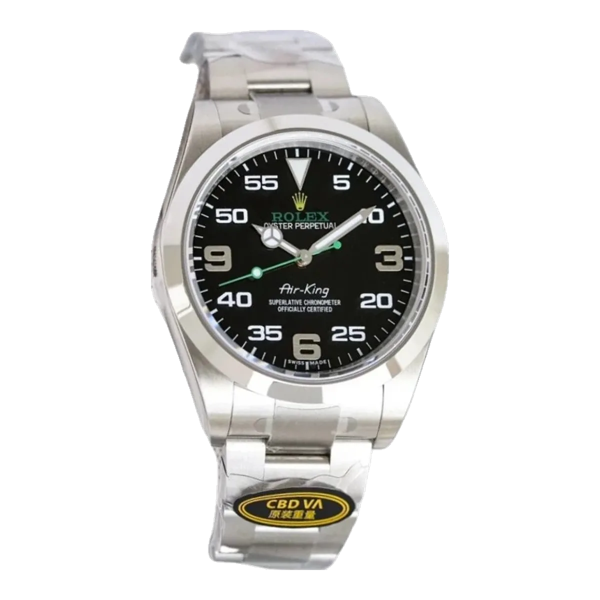Rolex Air-King Watch Black Dial