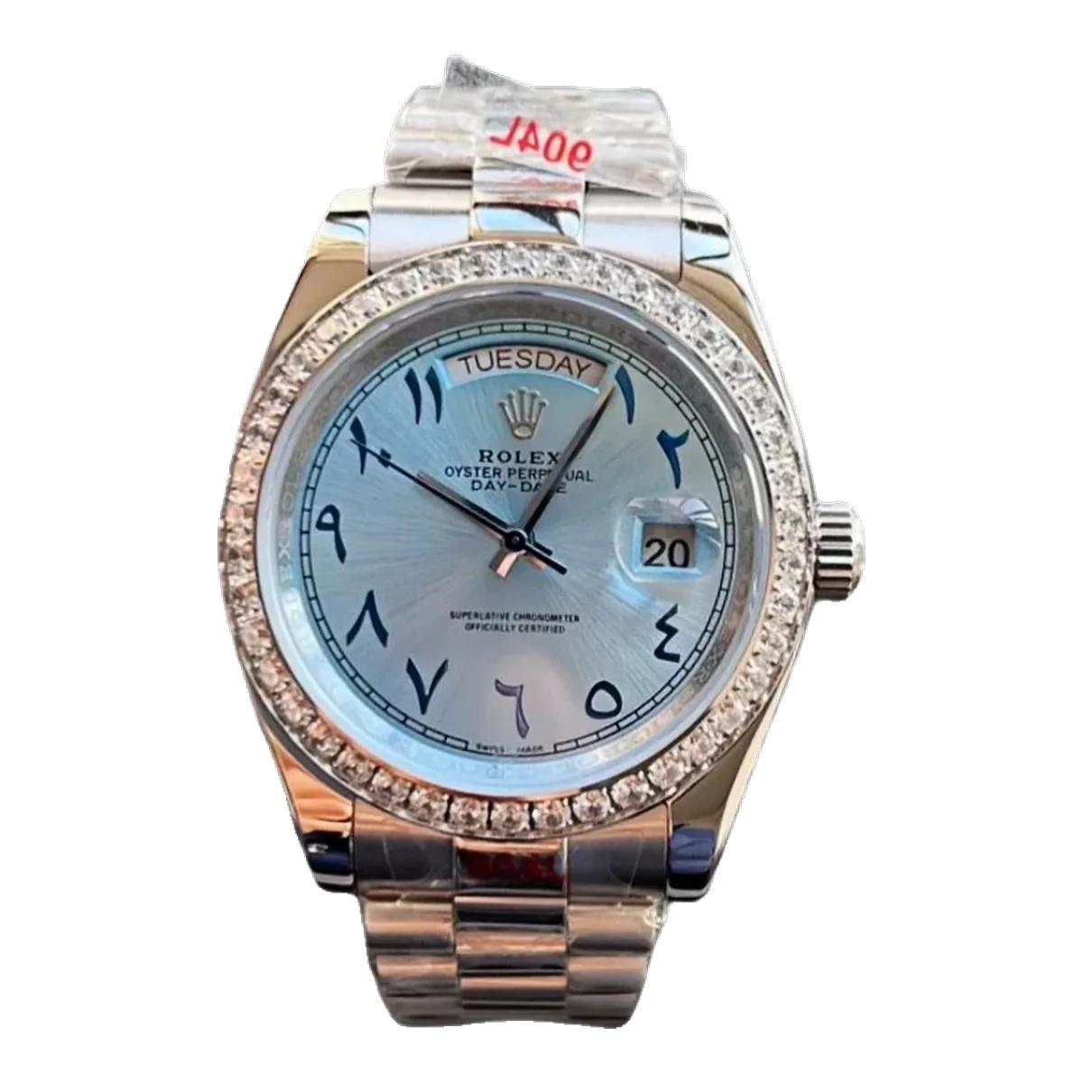 Rolex Day-Date Watch Ice Blue