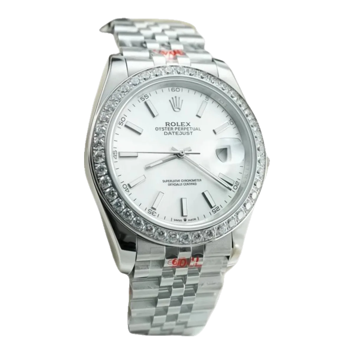 Rolex Datejust Watch White Dial