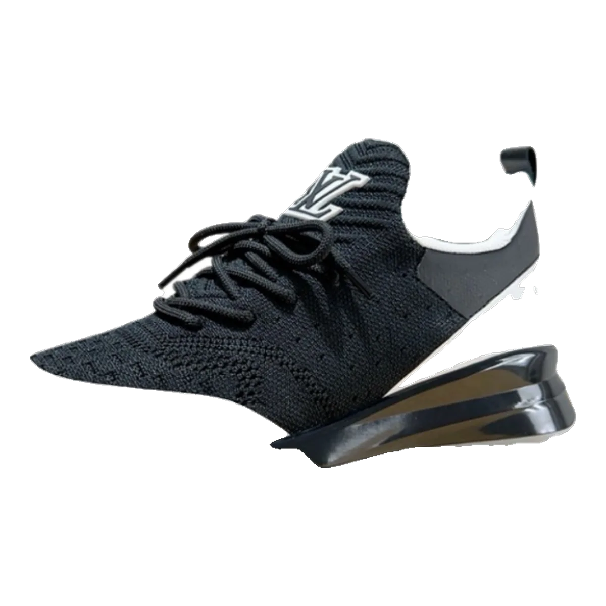 Louis Vuitton Black Knit Sneakers