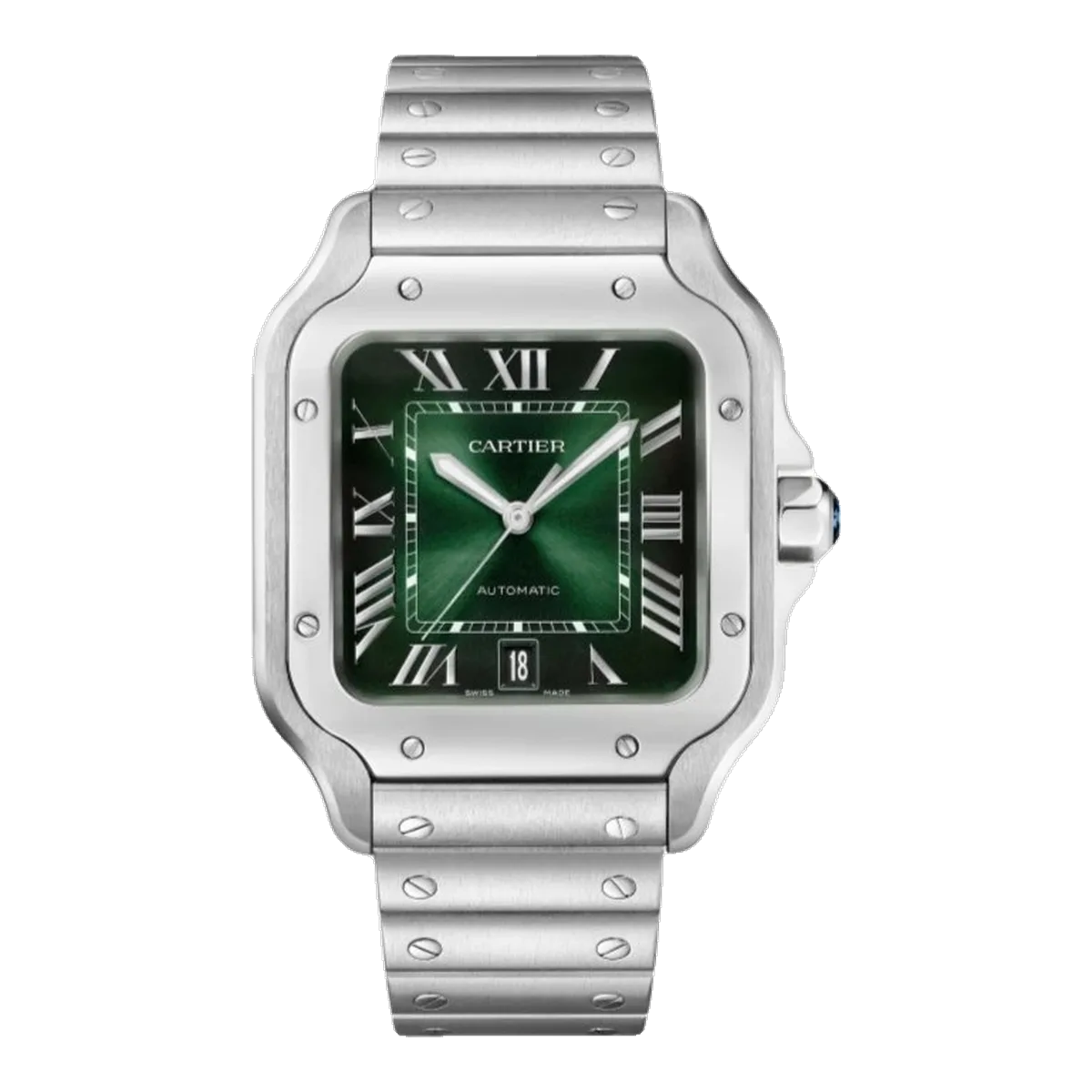 Cartier Santos Watch Green Dial