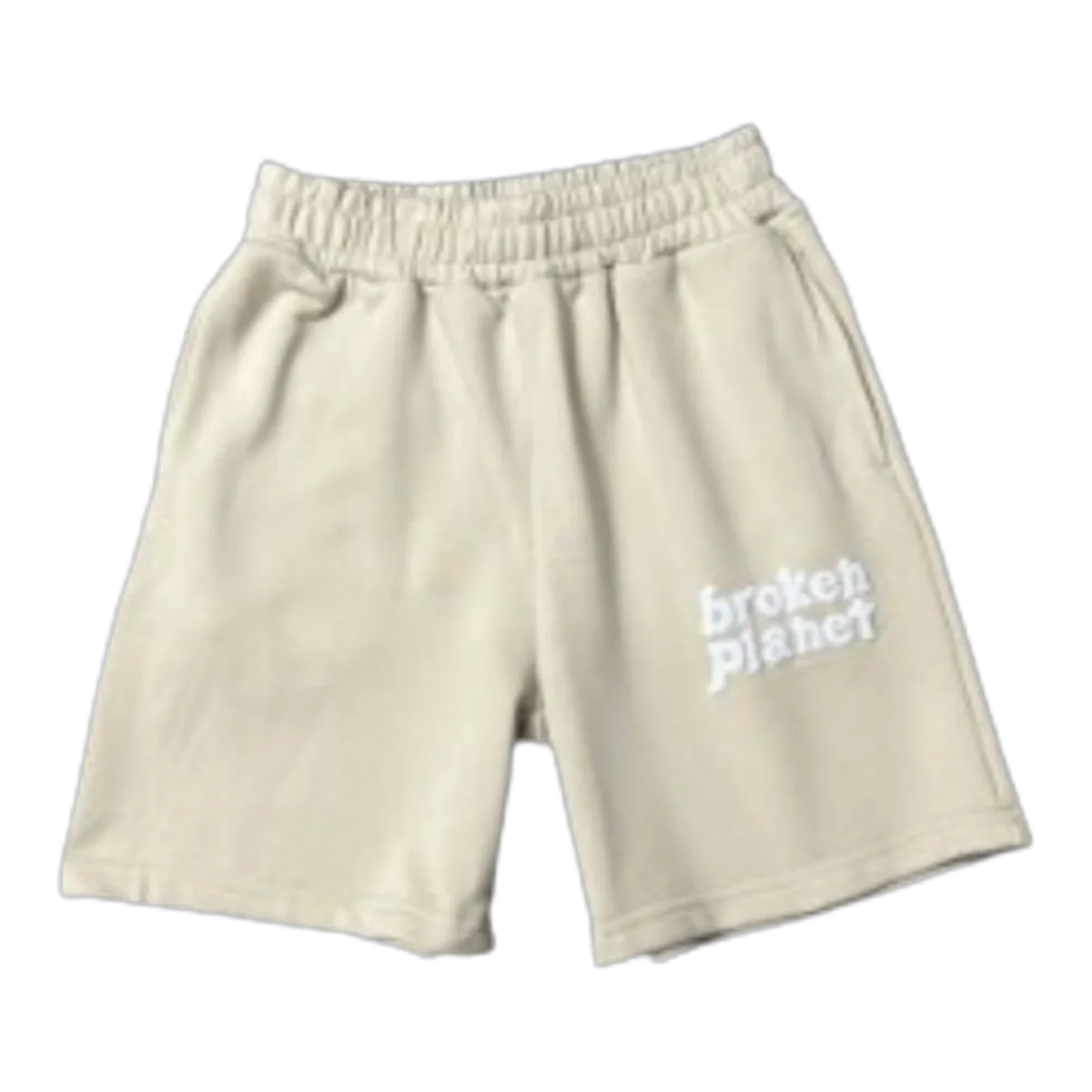 Broken Planet Cream Sweat Shorts