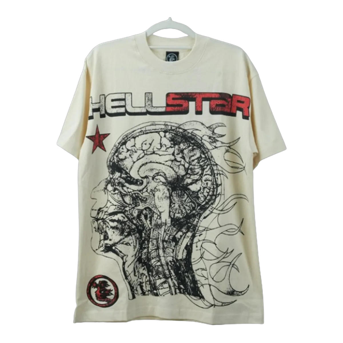 Hellstar Anatomy Graphic Cream T-Shirt