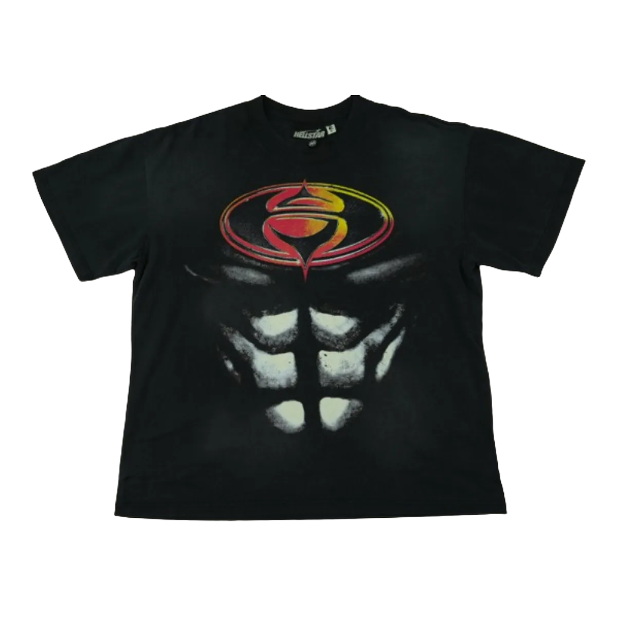 Hellstar Ribcage Graphic Black T-Shirt