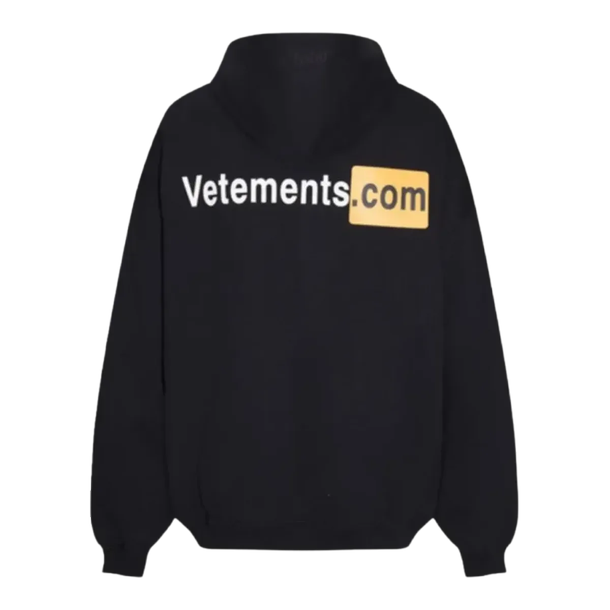 Vetements Black Dot Com Hoodie