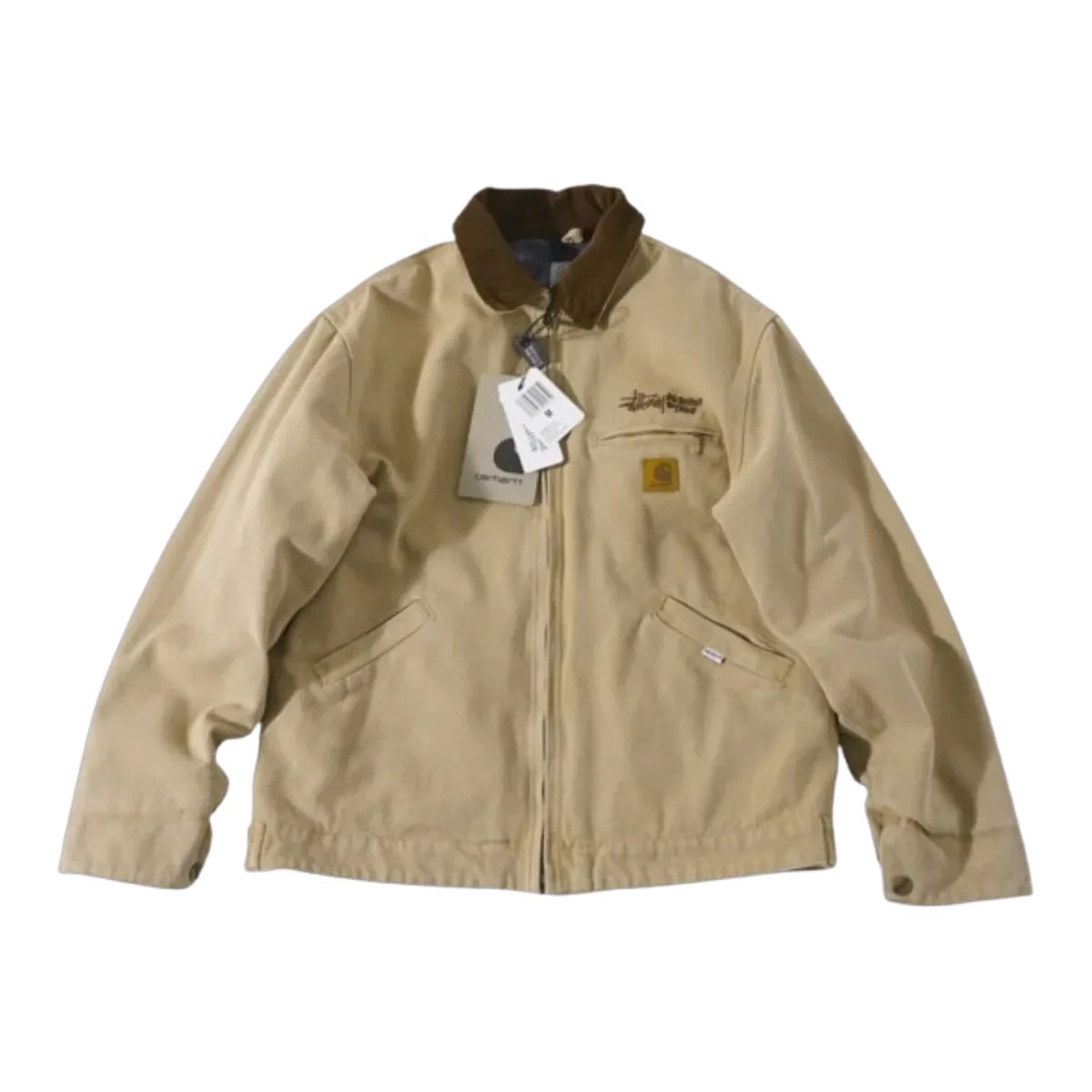 Carhartt Stussy Detroit Jacket Tan