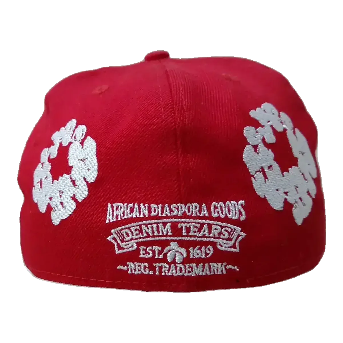 Denim Tears Cotton Wreath Cap Red