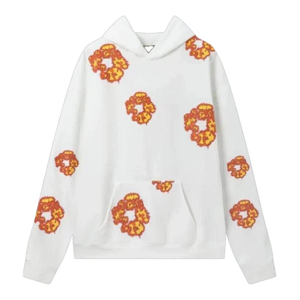 Denim Tears White Cotton Wreath Hoodie