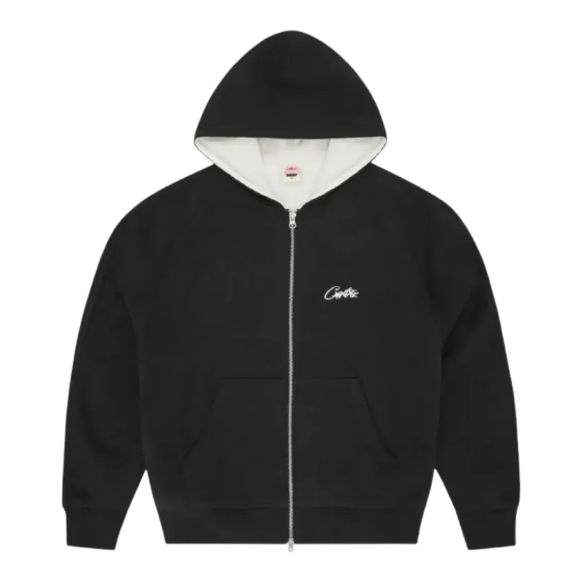 Corteiz Black Zip-Up Hoodie
