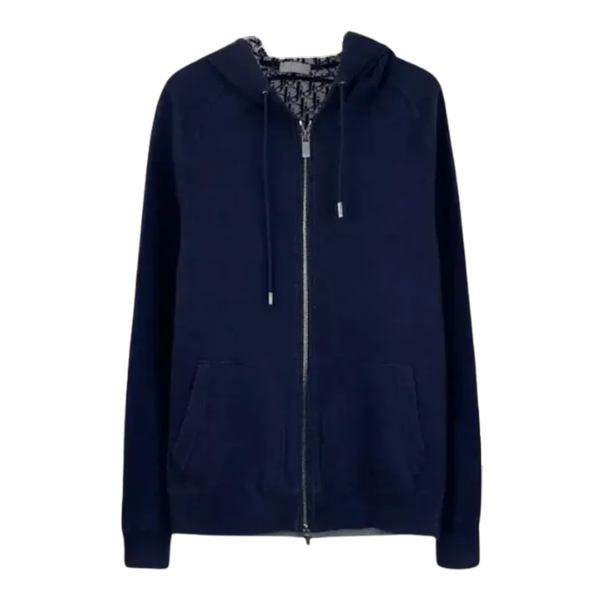 Dior Zip Hoodie Navy