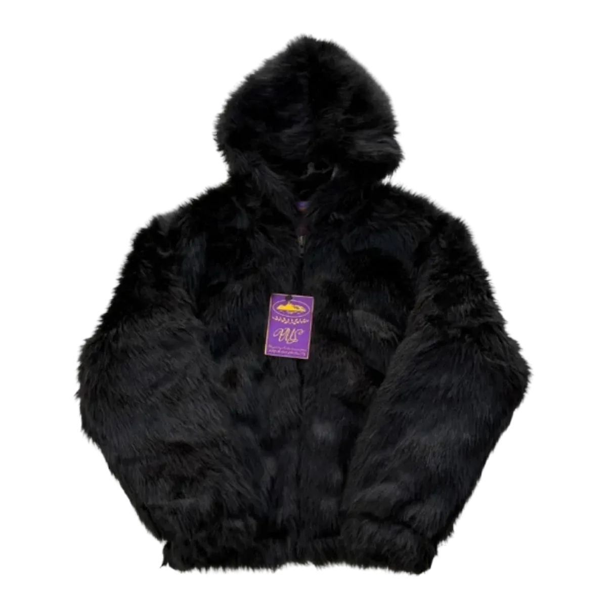 Corteiz Brown Fur Jacket