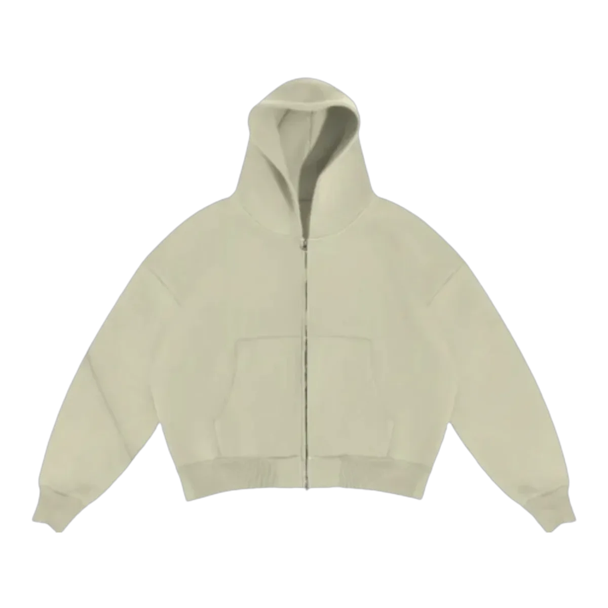Saint Alexander Zip-Up Hoodie Beige