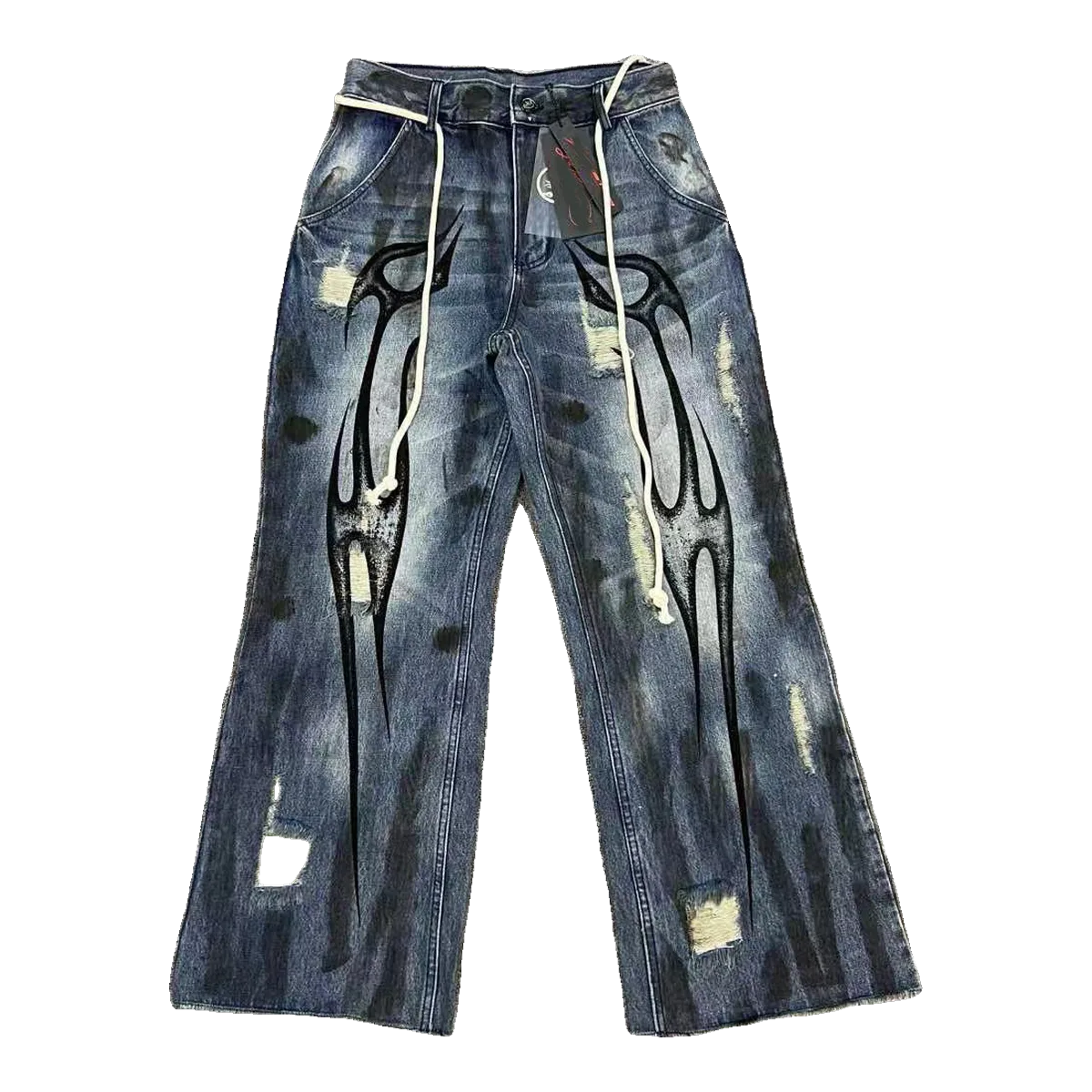 Hellstar Star Jeans Blue