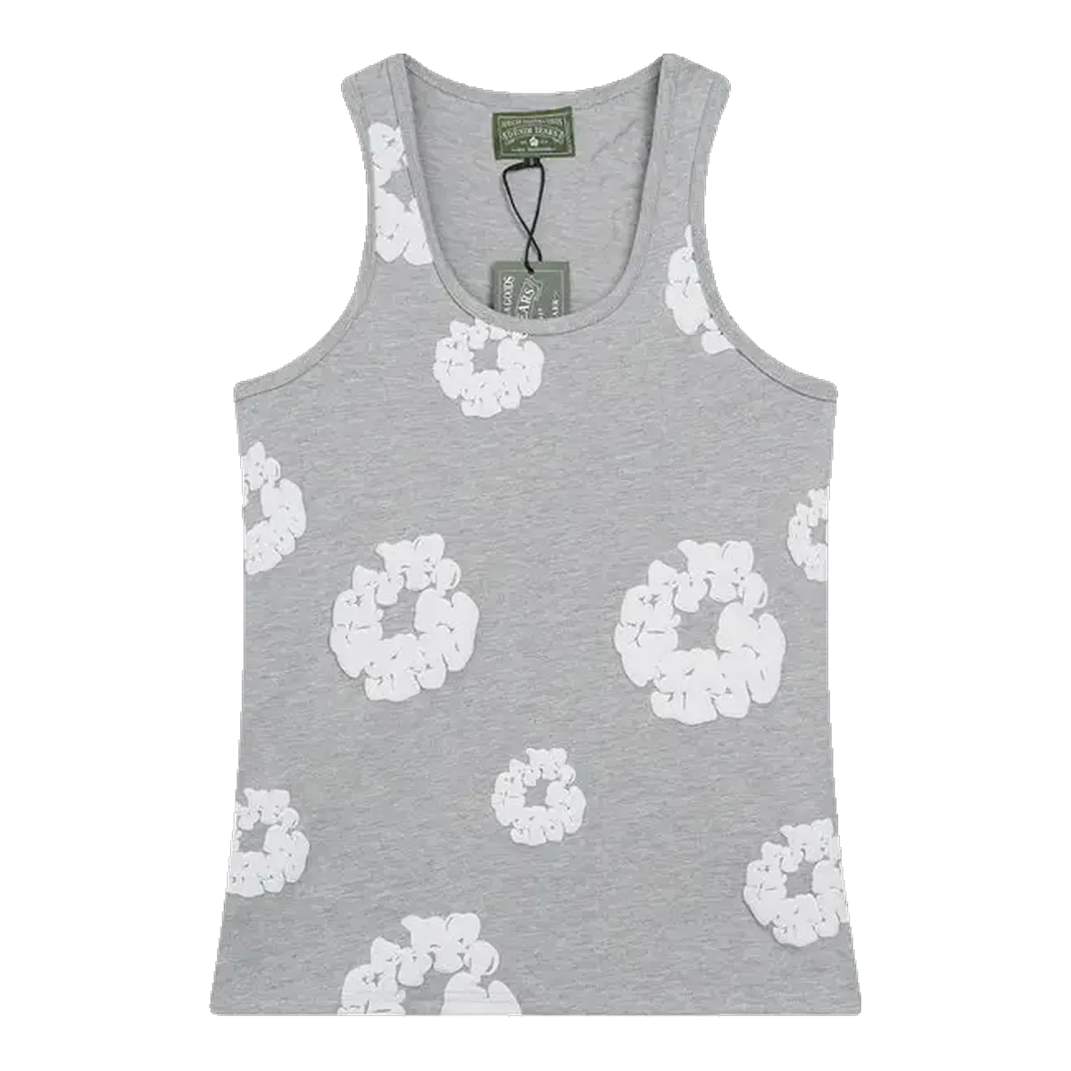 Denim Tears Grey Floral Wreath Tank Top