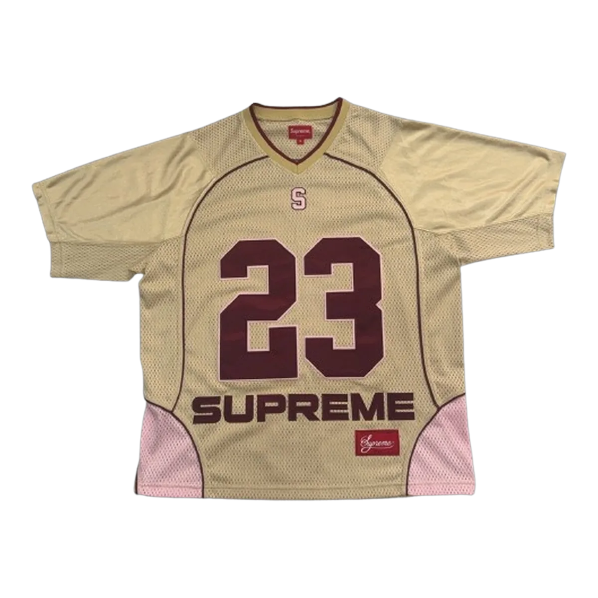 Supreme 23 Football Jersey Tan