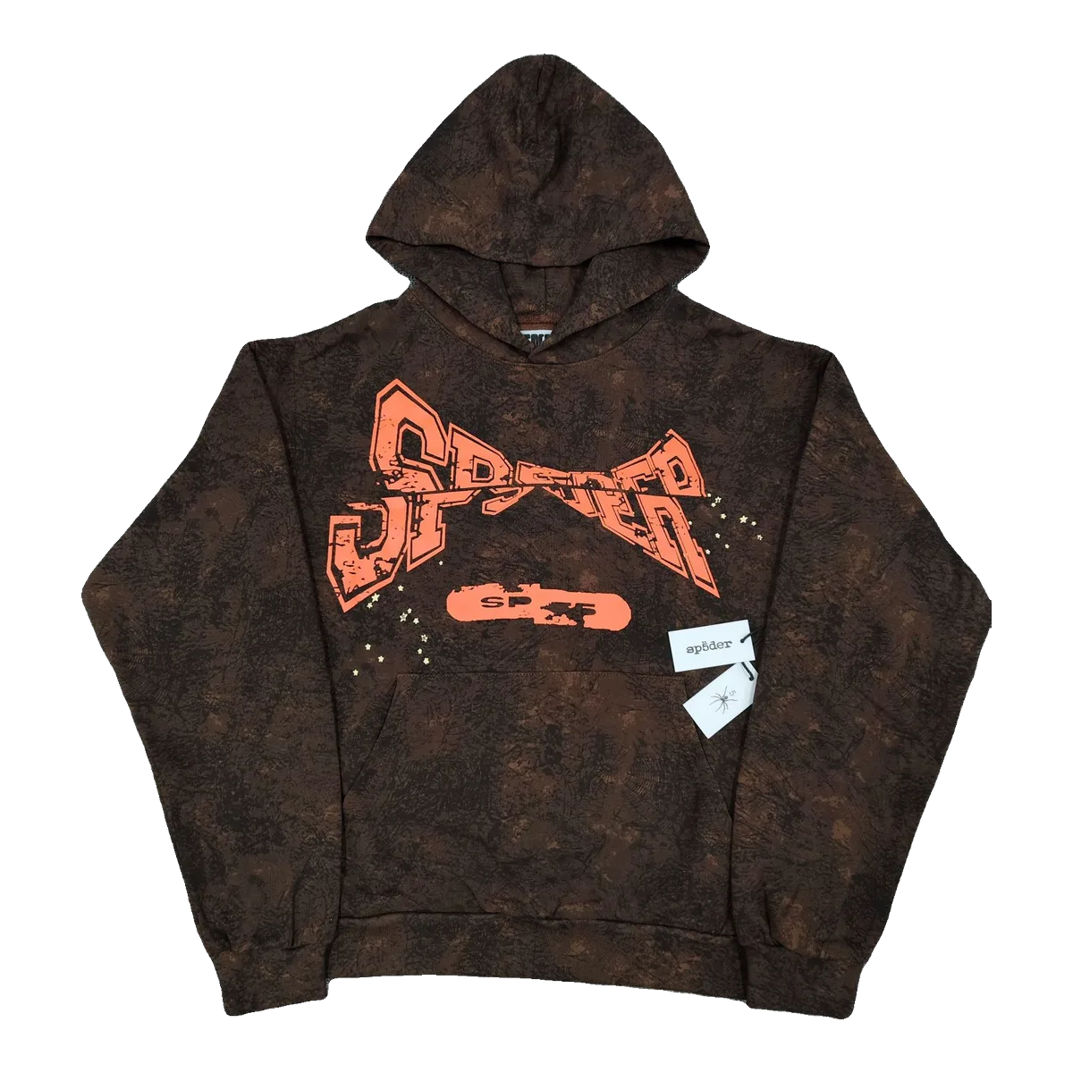 Sp5der Hoodie Brown
