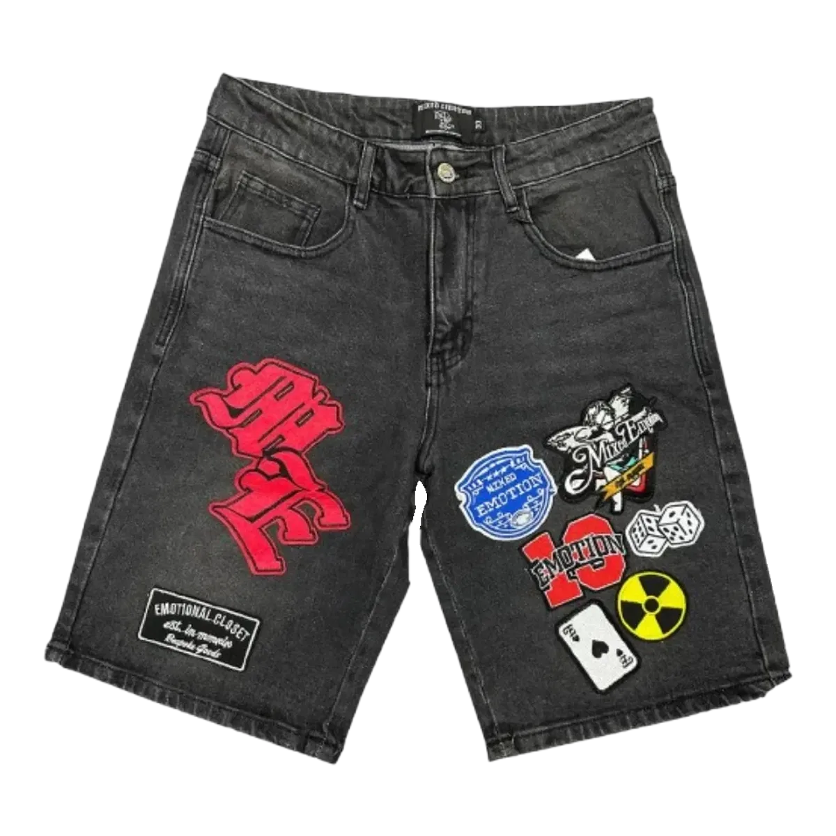 Mixed Emotions Shorts Black