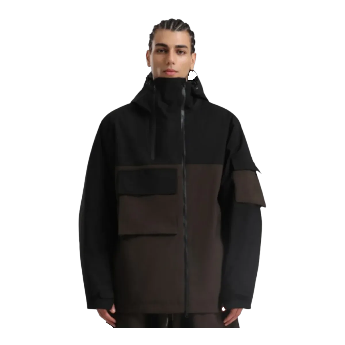 GSou Snow Black Ski Jacket
