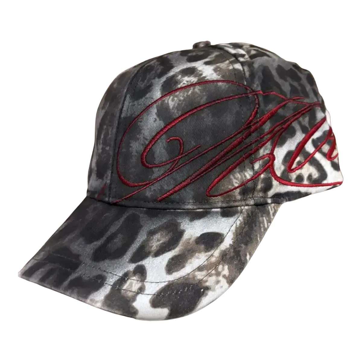 Mowalola Cheetah Print Cap